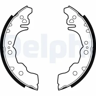 Delphi Bremsbacken hinten Daihatsu Materia Sirion Subaru Justy