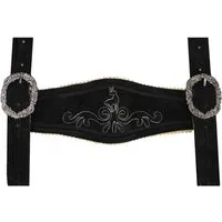 German Wear Hosenträger GW800-HT Hosenträger Stegträger für Trachten Lederhosen H-Träger