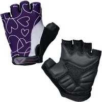 ATTONO Fahrradhandschuhe Damen & Mädchen Fahrrad Handschuhe: Gel-Polster & Air-Mesh, Gr. 5-8