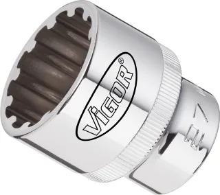 VIGOR Multiprofil-Steckschlüssel Einsatz, 1/4 Zoll - V1987