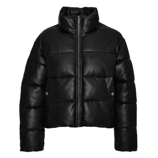 Karl Kani Serif Crop PU Puffer Jacket