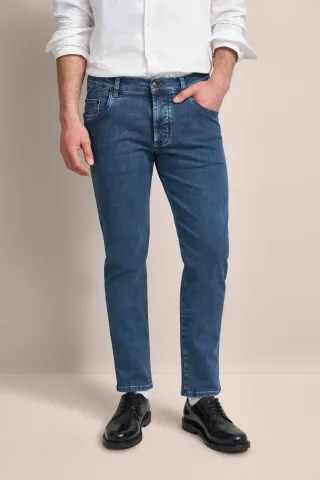 bugatti 5-Pocket-Jeans "Basic Essentials" Flexcity-Stretch