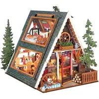 ROLIFE 3D-Puzzle DIY Miniaturhaus "A-Frame-Cabin", Puzzleteile