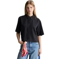 Marc O'Polo DENIM Kurzarmbluse aus TENCEL™ Lyocell