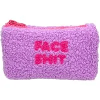 Giftcompany Kosmetiktasche Voyage Teddy Tasche S Face Sh*t lila 16cm