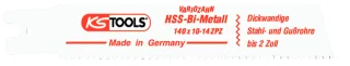 KS Tools Säbelsägeblatt Rems, HSS-Bi-Metall, 140mm, 2,5mm, 5er Pack - 129.4483