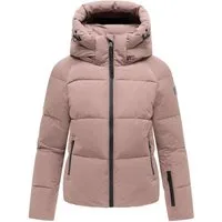 Navahoo Steppjacke Frostherz XIV Kurze gesteppte Damen Winterjacke mit abnehmbarer Kapuze