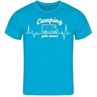 deinshirt Print-Shirt Herren T-Shirt Wohnmobil Camping geht immer Funshirt mit Motiv