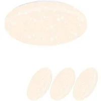 Nettlife LED Deckenleuchte Sternenhimmel Kinderzimmer 15W 21cm 3000K/4000K Weiß Deckenlampe, LED fest integriert, Kinderzimmer Deckenleuchte