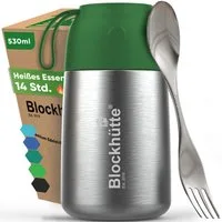 Blockhütte Thermobehälter 530ml, Auslaufsicher, Auslaufsicher, Rostbeständig, Geruchsresistent