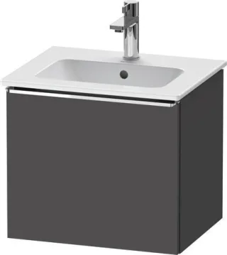 Duravit D-Neo Waschtischunterbau wandhängend Graphit Matt 510x402x440 mm - DE4260010490000 DE4260010490000
