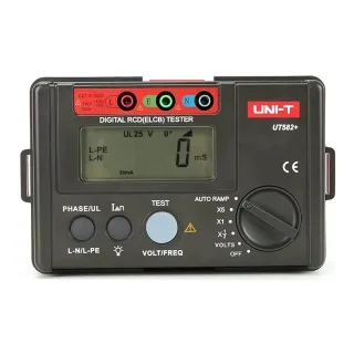 UNI-T UT582+ Digital RCD (ELCB) Tester Leakage Circuit Breaker Meter Auto Ramp 999 Count Leakage Circuit Breaker Meter W