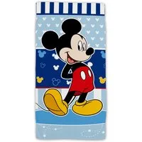 Disney Mickey Mouse Strandtuch Baumwolle Frottee Badetuch mit Premium Druck, 70x140 cm