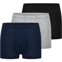 Schiesser Retro Boxer 3er Pack - 95/5 Essentials - Organic Cotton (Spar-Set) Retro Short / Pant - Baumwolle - ohne Eingriff