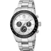 roberto cavalli Chronograph Uomo Chrono RC5G046M1055, Quarzuhr, Armbanduhr, Herrenuhr, Edelstahlarmband, analog, Tag