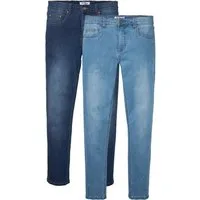 bonprix Slim-fit-Jeans (Packung, 2-tlg) 5-Pocket-Form, super bequeme Stretchqualität