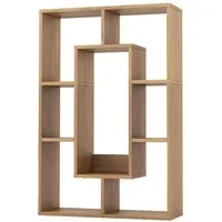 COSTWAY Bücherregal, Standregal mit 7 Fächern & Kippschutz, 60x20x90cm