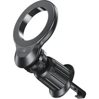 USAMS Handy-Halterung US-ZJ075 Magnetic Car Phone Holder (Air Vent), (Packung, 2-tlg. : 1 x Universal Magnet 1 x Metallplatten, starker Magnetismus, mit 360 ° rotierende Kugel, kompakt)