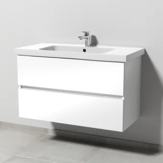 Sanipa Solo One Harmonia Waschtisch-Set 1000mm, weiss glanz PS03278