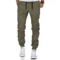 REPUBLIX Stretch-Hose AVILA Herren Basic Jogger Hose Chino mit Kontrast