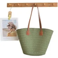 Zaewry Strandtasche Damen Böhmische Stroh Handtasche,Sommer Strandtasche Stroh Groß, für Reisen Strand