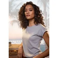 Vivance by Lascana Rundhalsshirt mit dezentem Glitzerdruck aus luftiger Viskose-Qualität
