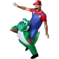 dressforfun Kostüm Aufsitzkostüm italienischer Klempner, Kostüm aus Anzug und Mütze
