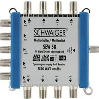 Schwaiger SAT-Verteiler Schwaiger SAT-Multischalter 5-8 SEW58 531 passiv