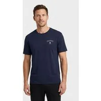 Champion T-Shirt Graphic Tee Kurzarm, mit Rundhalsausschnitt, aus Baumwolle, gerader Abschluss