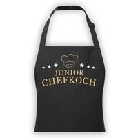 Youth Designz Kochschürze Kinder Schürze Junior Chefkoch Print Grillschürze Statement Geschenk, mit lustigem Spruch & Logo Aufdruck für Jungen & Mädchen
