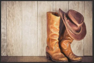 Fussmatte Cowboy 4830 | Größe: 60 cm x 45 cm