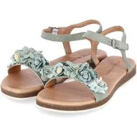 Apple of Eden Apple of Eden ISA 96-F salvia/flowers Damen Rauleder green Sandalette