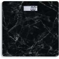 ADE Personenwaage Digitale Körperwaage mit großem Display, Wiegefläche aus Sicherheitsglas, auffällige Marmoroptik, bis 180kg