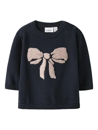 NAME IT - NBFREBOW LS KNIT navy blazer - Gr. - 74