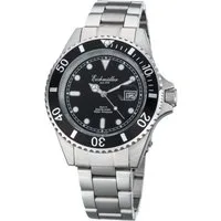 Eichmüller Taucheruhr Herrenuhr mit Edelstahlband, 43 mm, 20 ATM, 3460-01, mit Datumslupe