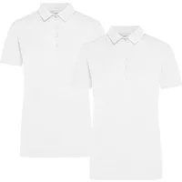 James & Nicholson Poloshirt Doppelpack Damen Funktionspolo für Freizeit und Sport Polo JN751 (Doppelpack, 2er-Pack) Atmungsaktiv und feuchtigkeitsregulierend, schnelltrocknend