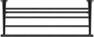 Duravit Starck T Handtuchablage Schwarz Matt 610x232x118 mm - 0099444600 0099444600