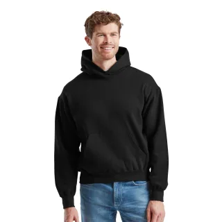 Fruit of the Loom - Kapuzenpullover für Herren, Super Baumwolle (Schwarz)