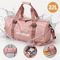 PROCHAIN Gymbag Sporttaschen für Männer und Frauen,Freizeit-Aufbewahrungstasche (Geeignet für Fitness Yoga Schwimmen Reisen, Leicht Hochwertig Sporttasche mit Schuhfach Lässiger Rucksack), Wasserdicht und Verschleißfest mit Schuhfach und Nassfach