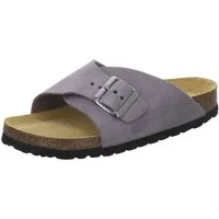 AFS-Schuhe 215083 Sommer Pantolette für Damen mit Fußbett, bequeme Sandalen aus Leder