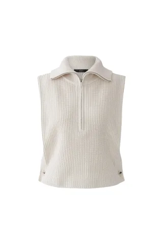 Oui - Pullunder offwhite - Gr. - 44