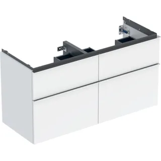 Geberit iCon Unterschrank für Doppel-Waschtisch, 4 Schubl. 502309012