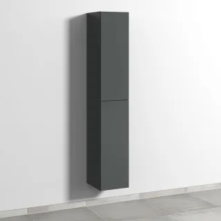 Sanipa 3way Hochschrank mit 2 Türen, Anthrazit-Matt SM09122