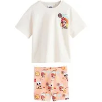 Next T-Shirt & Shorts Radlershorts-Set, Minnie Mouse (2-tlg)