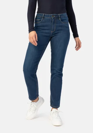 STOOKER WOMEN 5-Pocket-Jeans "Zermatt Denim Straight Fit Jeans" Straight Fit Casual Clean Wash Denim Jeans für Damen