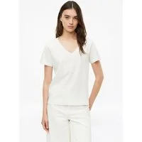 s.Oliver Kurzarmshirt T-Shirt Baumwollshirt mit V-Ausschnitt