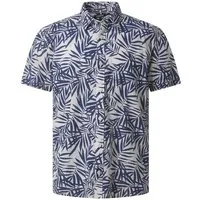 Pioneer Authentic Jeans Kurzarmhemd mit All-Over Print