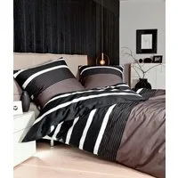 Janine Bettwäsche J. D., Mako-Satin, 2 teilig, Bettwäsche im Streifen-Design in verschiedenen Qualitäten