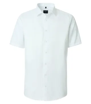 VENTI - Businesshemd Kurzarm weiß - Gr. - 48