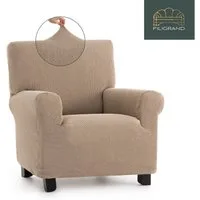 Belmarti Sesselhusse Bezug für Sessel, Relaxsessel, Ohrensessel made in Spain, elastisches Material, hochwertiger und langlebiger Baumwollmix